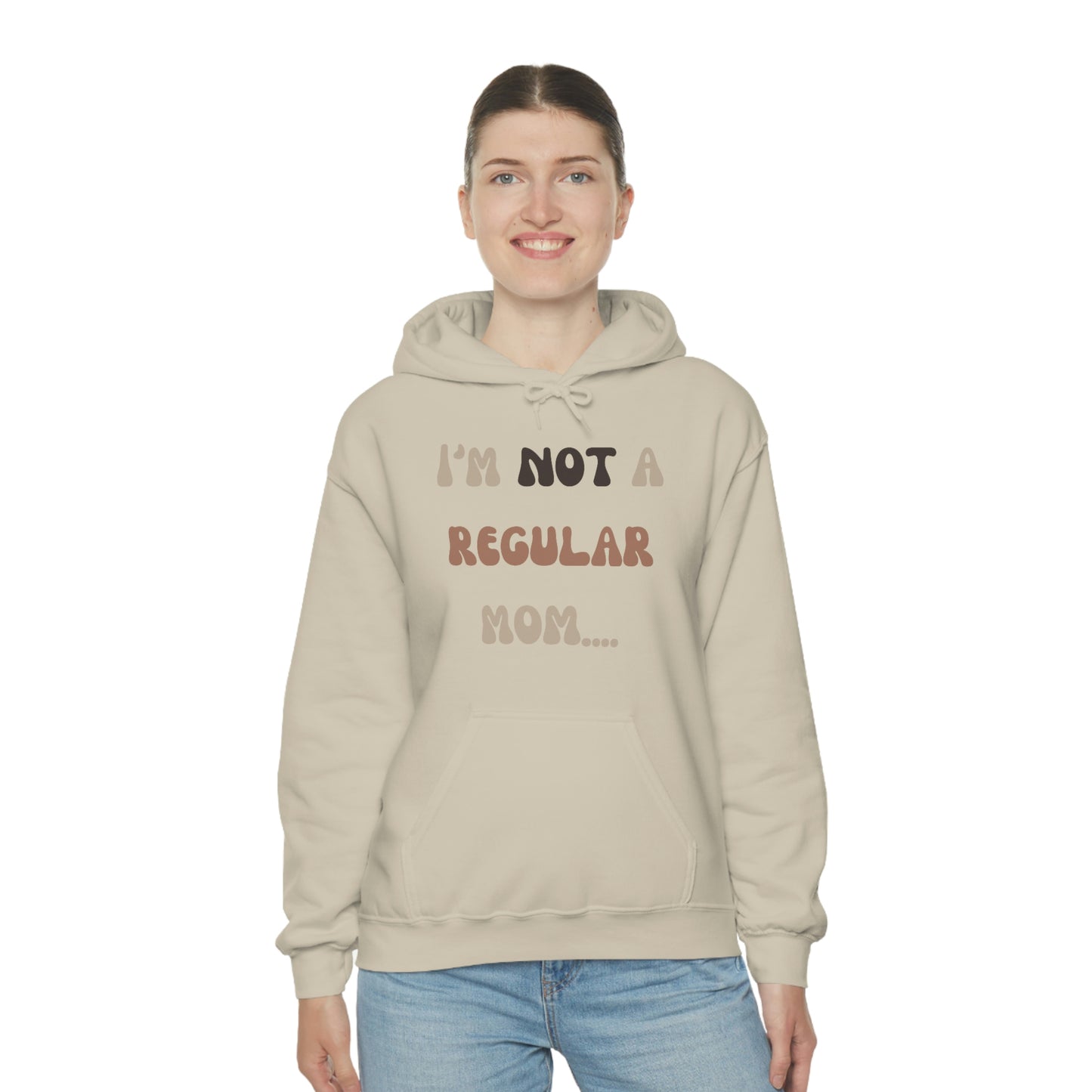 Unisex Heavy Blend Hooded Sweatshirt Not a regular mom Im a cool mom Mothers Day gift