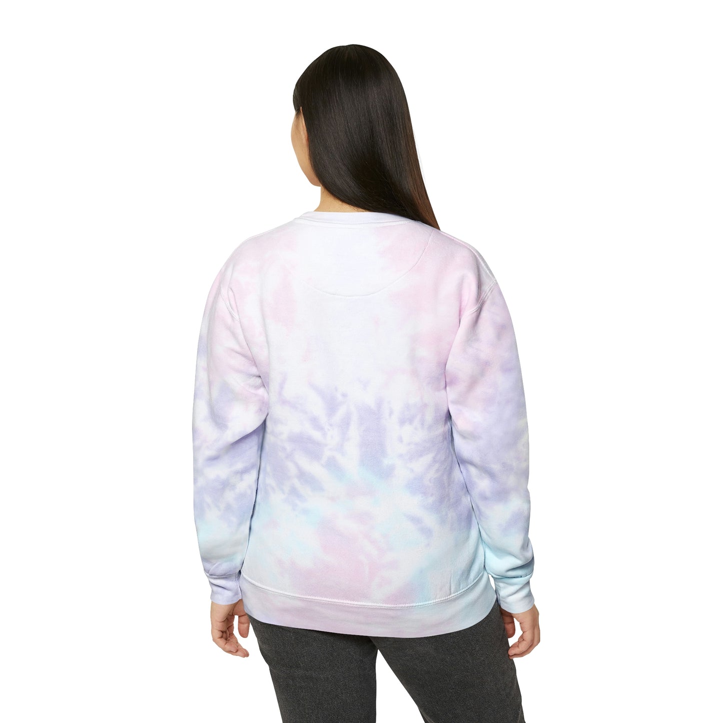 Introvert Unisex Tie-Dye Sweatshirt Retro letters