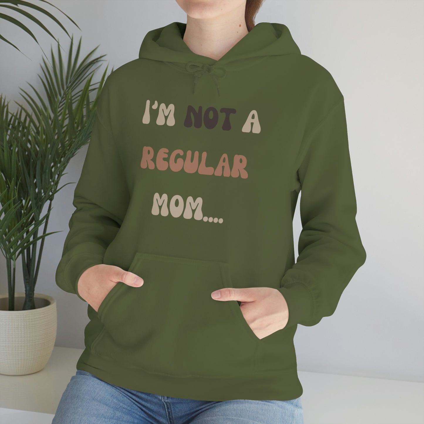 Unisex Heavy Blend Hooded Sweatshirt Not a regular mom Im a cool mom Mothers Day gift