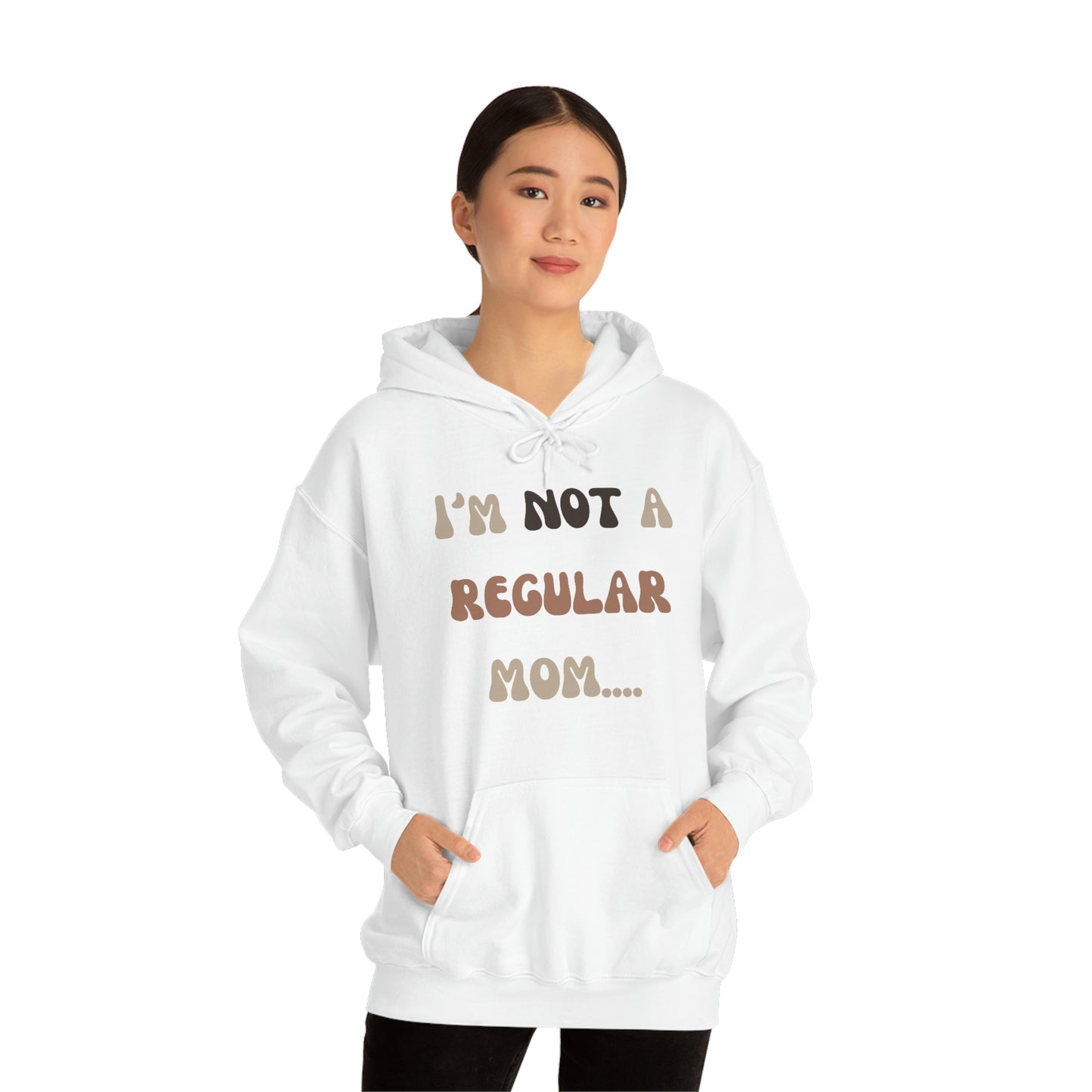 Unisex Heavy Blend Hooded Sweatshirt Not a regular mom Im a cool mom Mothers Day gift
