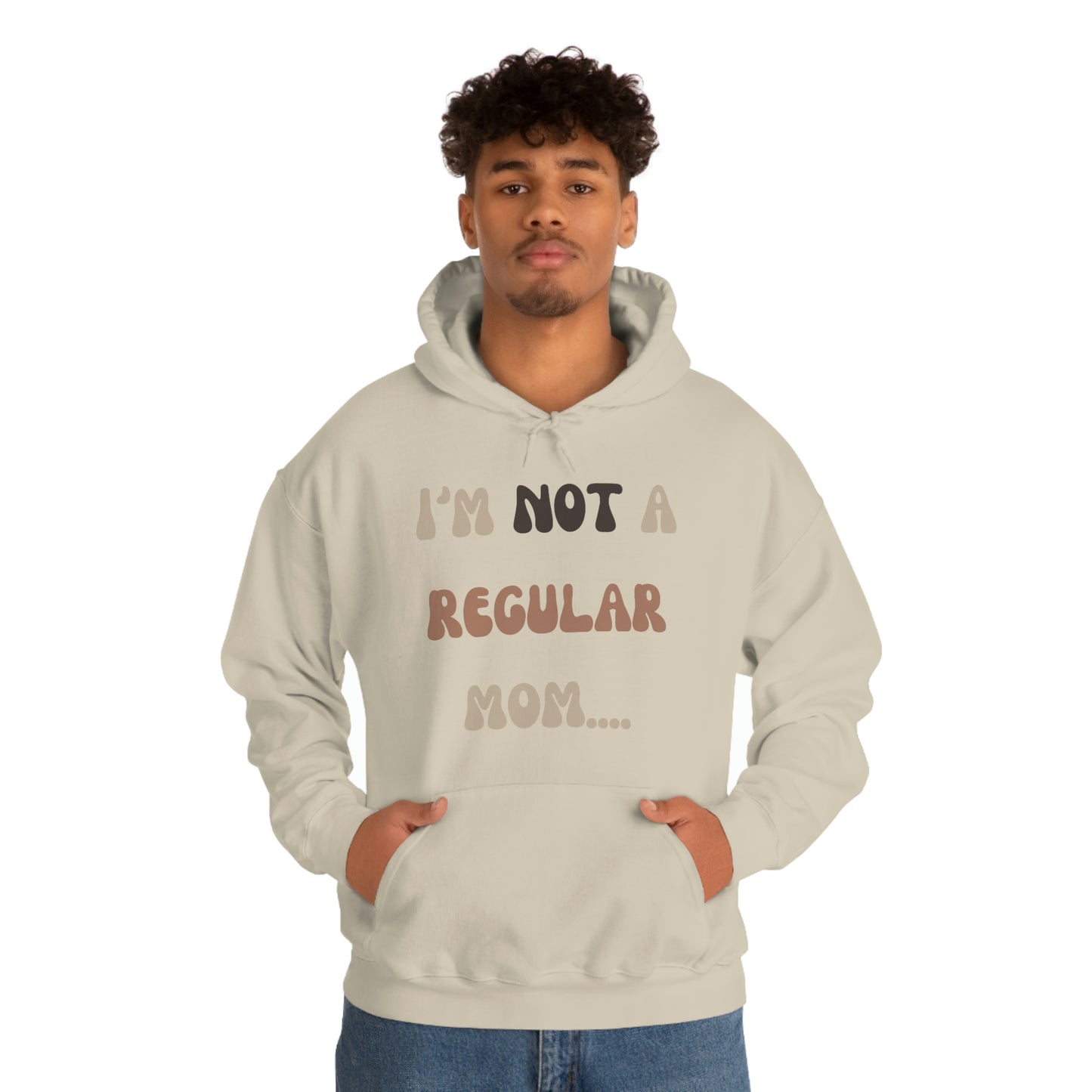 Unisex Heavy Blend Hooded Sweatshirt Not a regular mom Im a cool mom Mothers Day gift