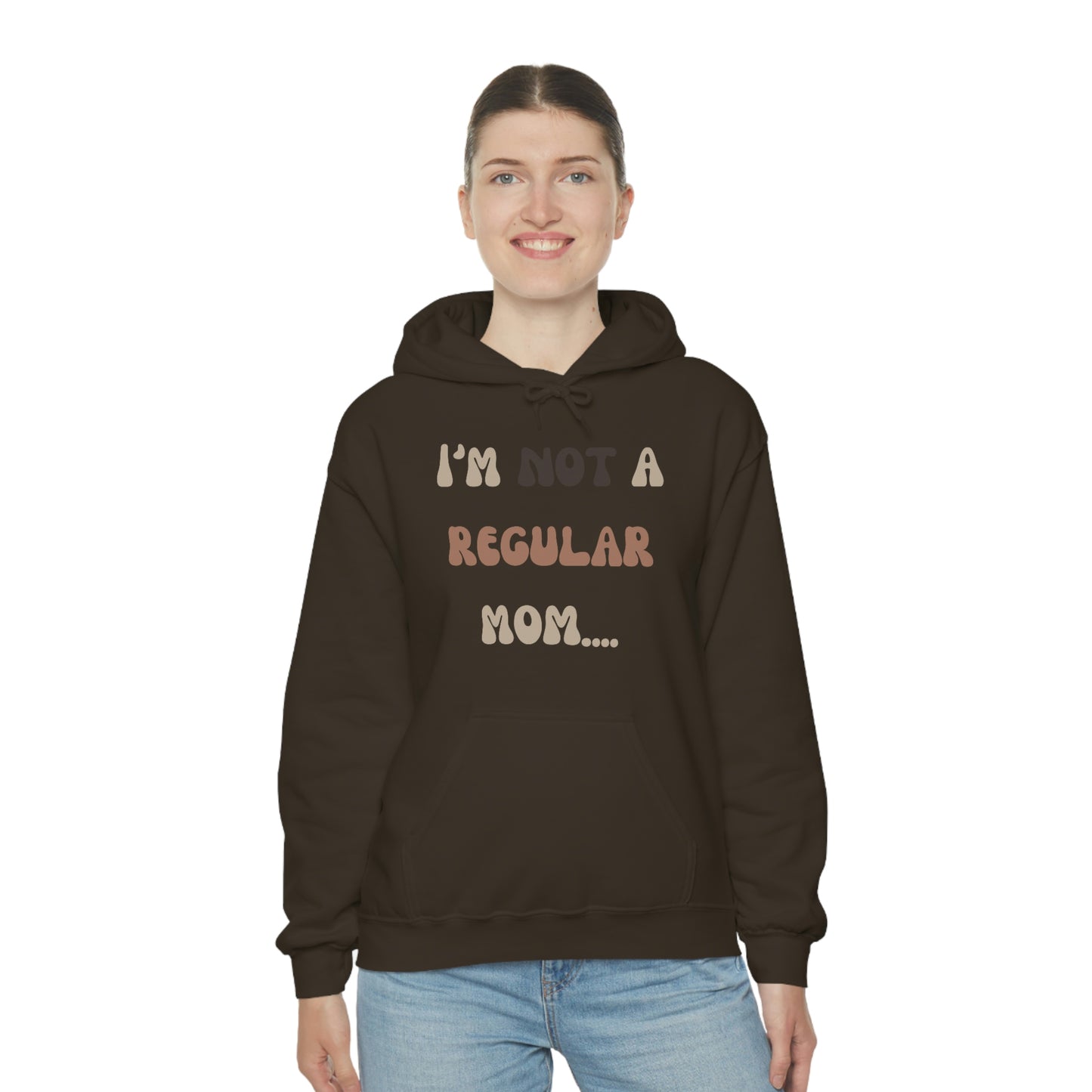 Unisex Heavy Blend Hooded Sweatshirt Not a regular mom Im a cool mom Mothers Day gift
