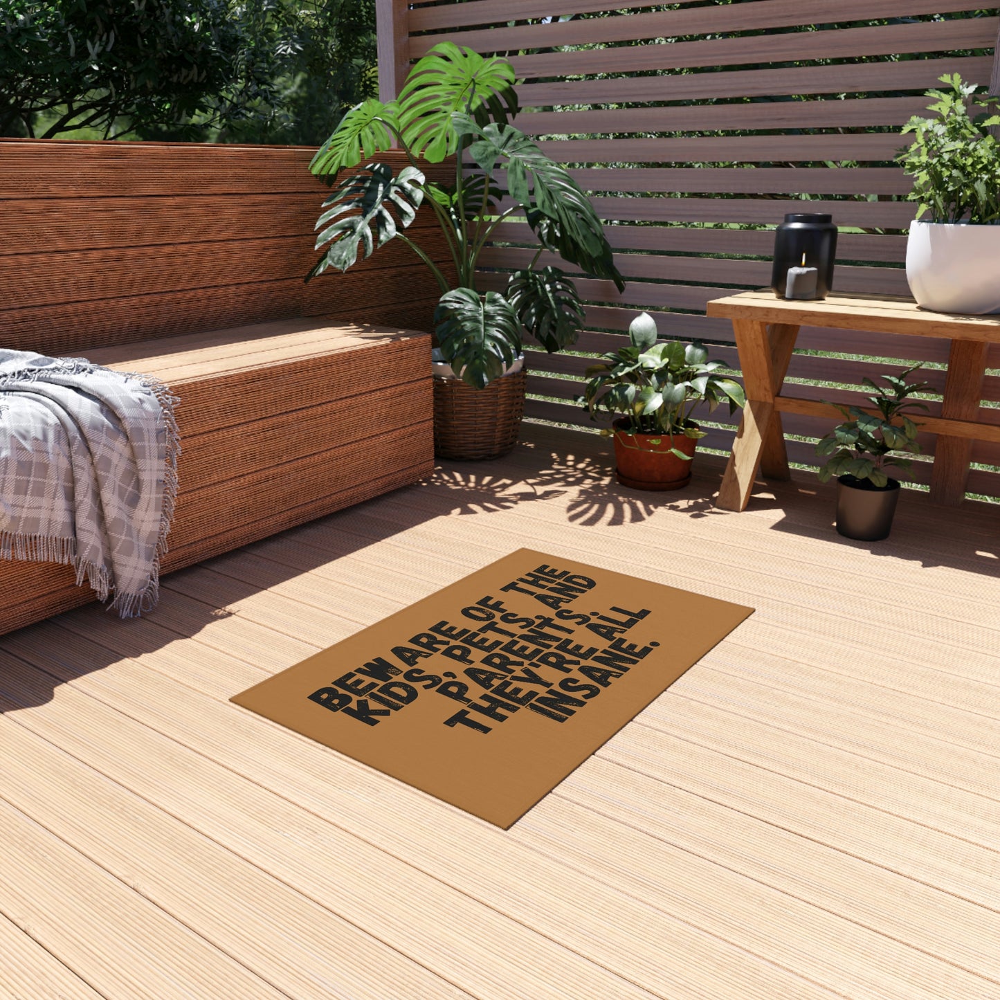 Outdoor Rug Sarcastic Welcome Mat Funny