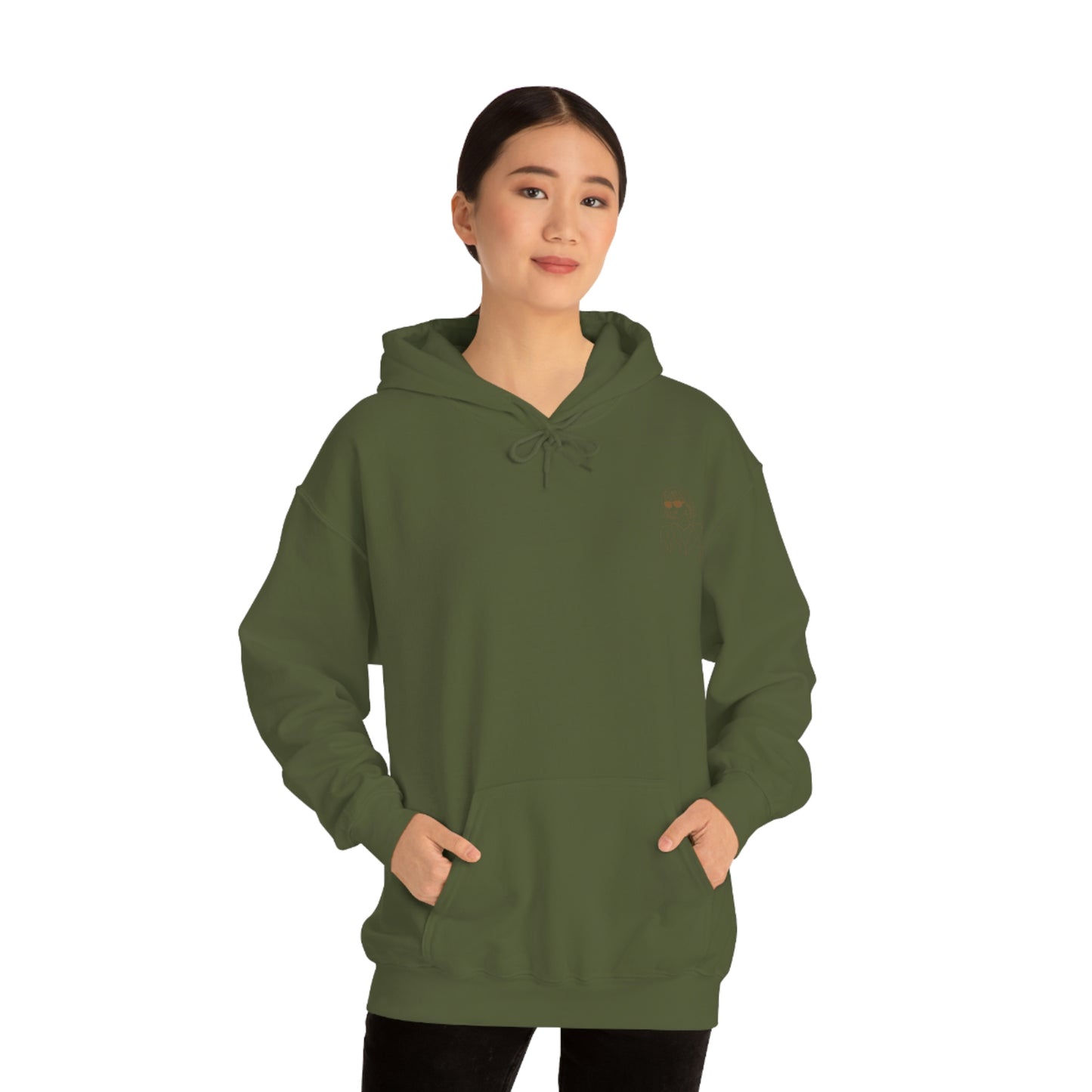 Cool Moms Club Unisex Heavy Blend Hooded Sweatshirt Mothers Day Gift Nude beige Retro letters