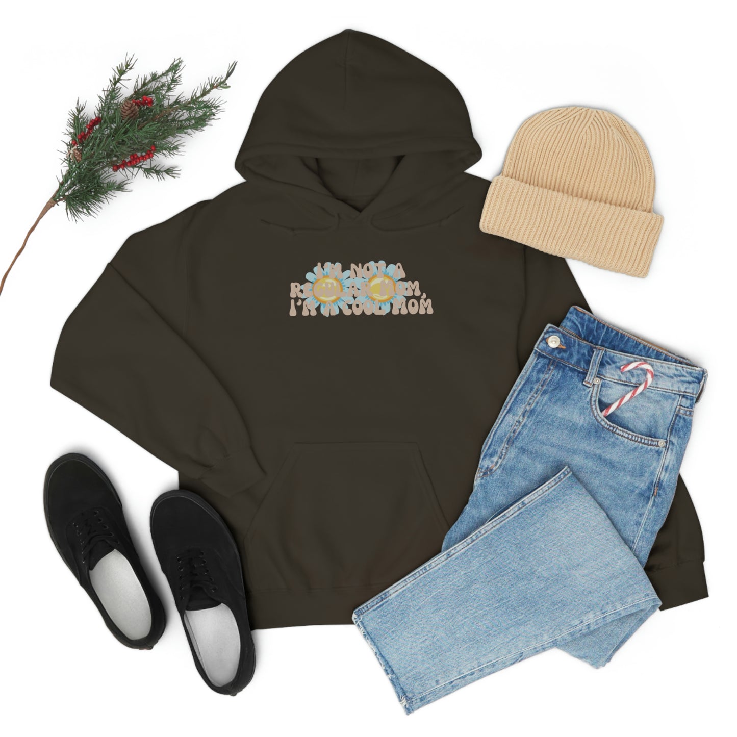 Im not a regular Mom, Im a cool Mom Unisex Heavy Blend Hooded Sweatshirt