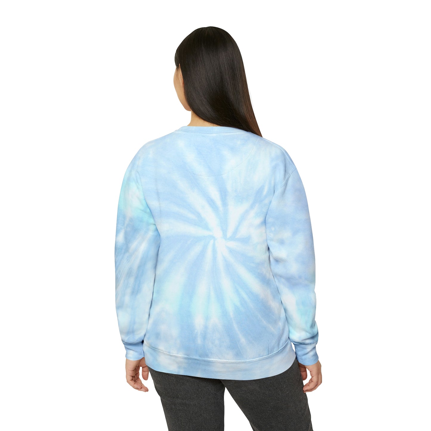 Introvert Unisex Tie-Dye Sweatshirt Retro letters
