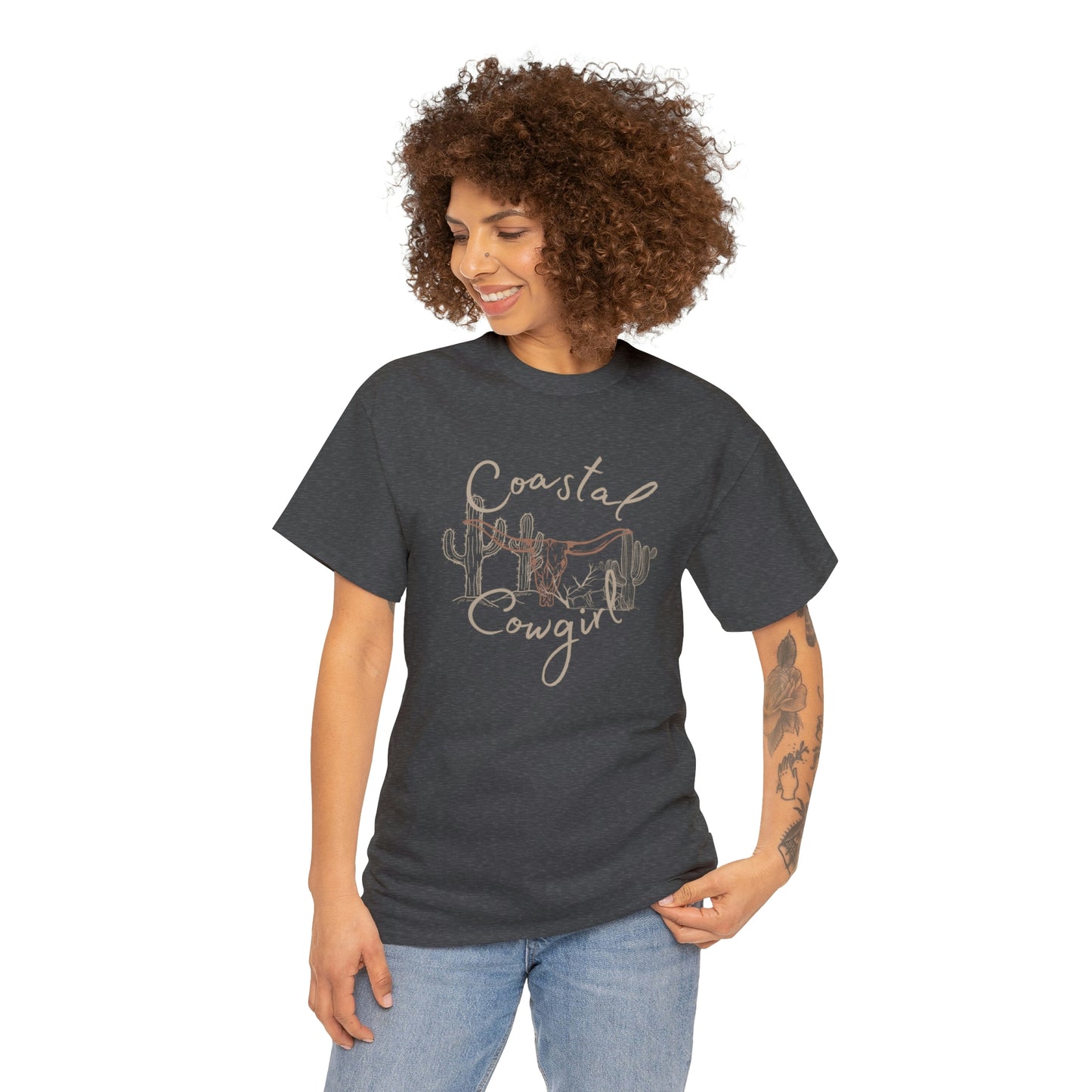 Coastal Cowgirl Unisex Heavy Cotton Tee