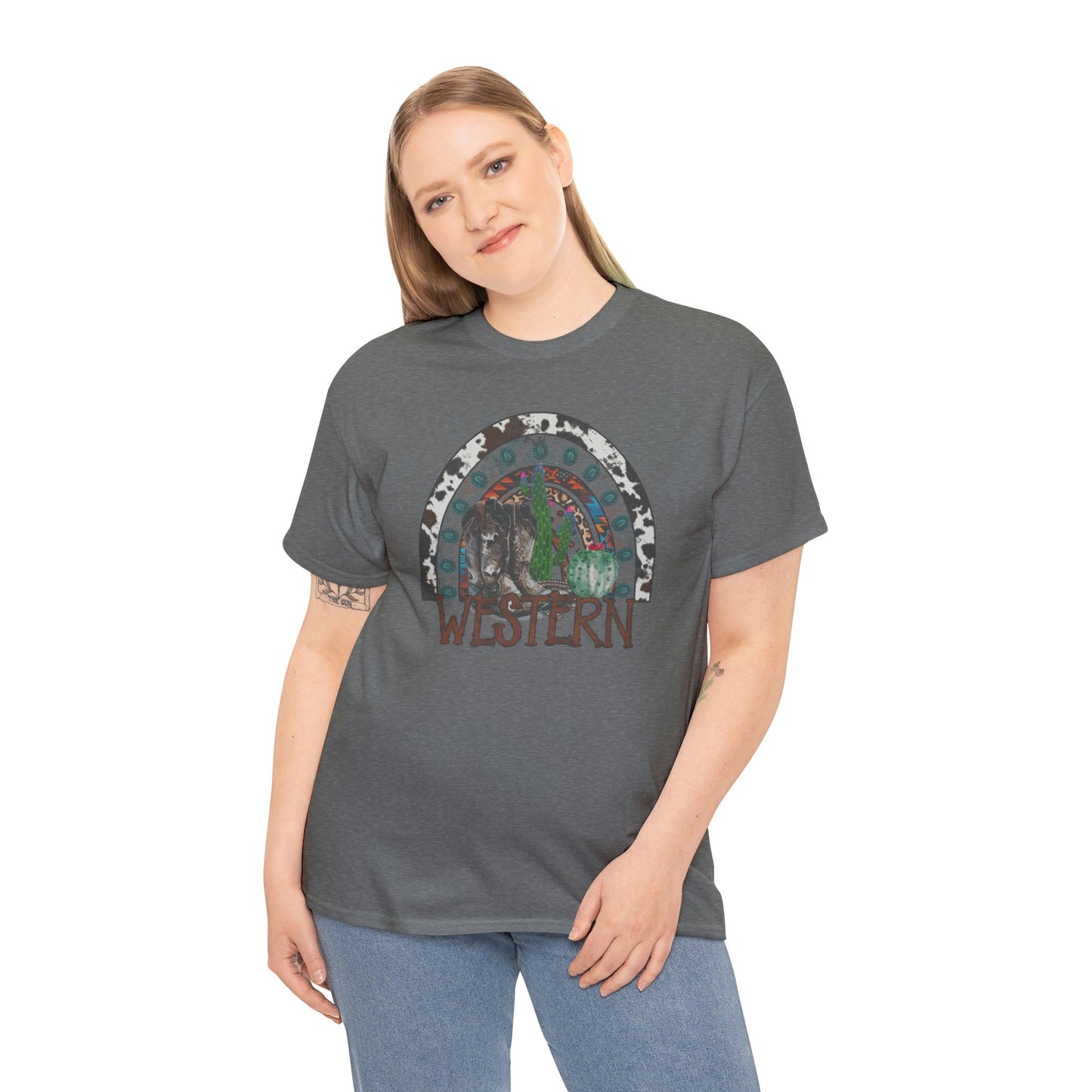 Western Cowgirl Unisex Heavy Cotton Tee Cowgirl shirt Western tee rancher tee rodeo shirt Wild West t shirt
