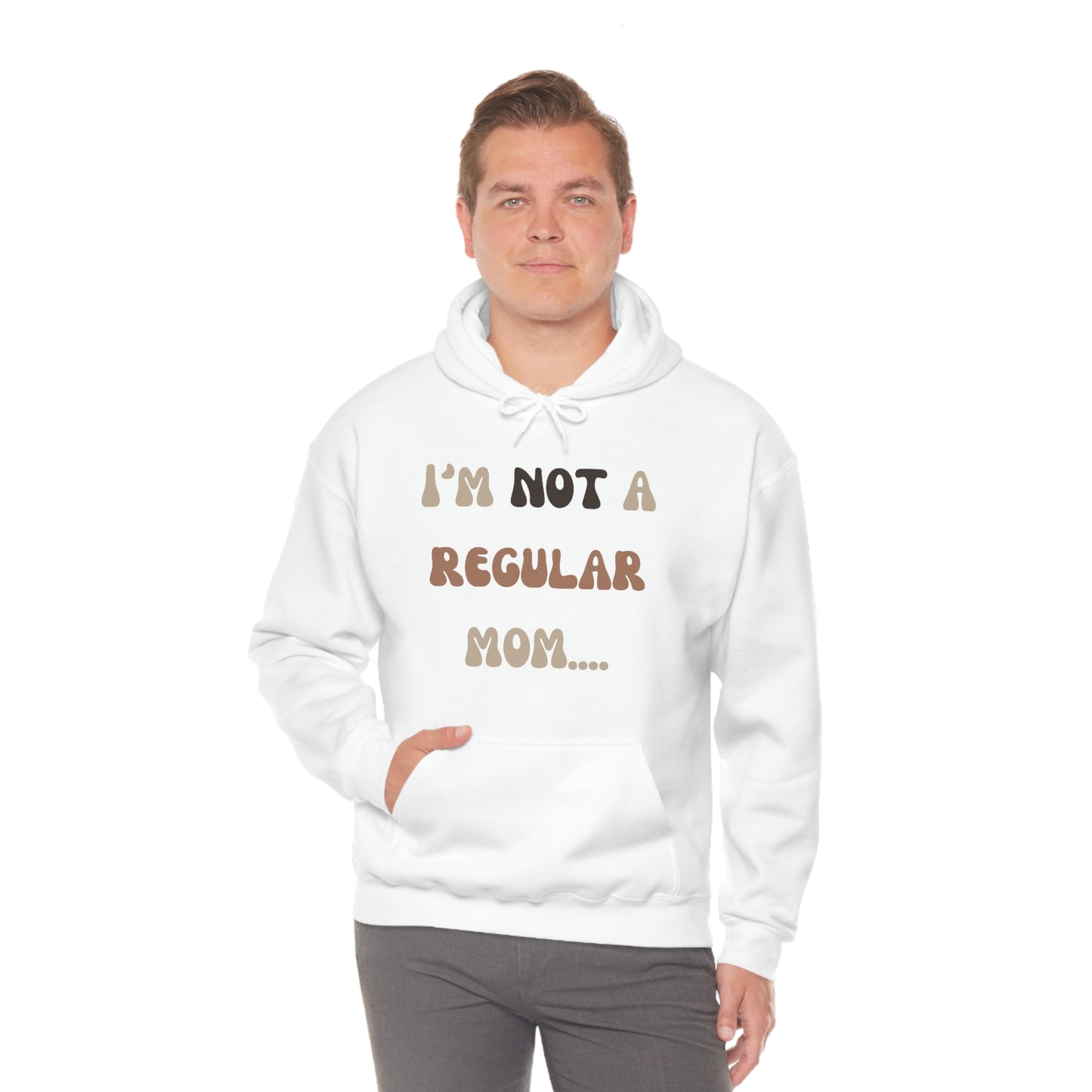 Unisex Heavy Blend Hooded Sweatshirt Not a regular mom Im a cool mom Mothers Day gift