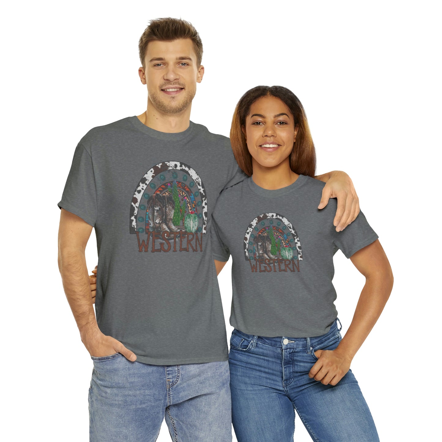 Western Cowgirl Unisex Heavy Cotton Tee Cowgirl shirt Western tee rancher tee rodeo shirt Wild West t shirt