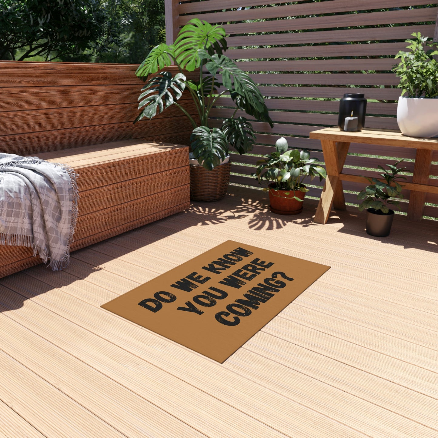 Outdoor Rug Sarcastic Welcome Mat Funny