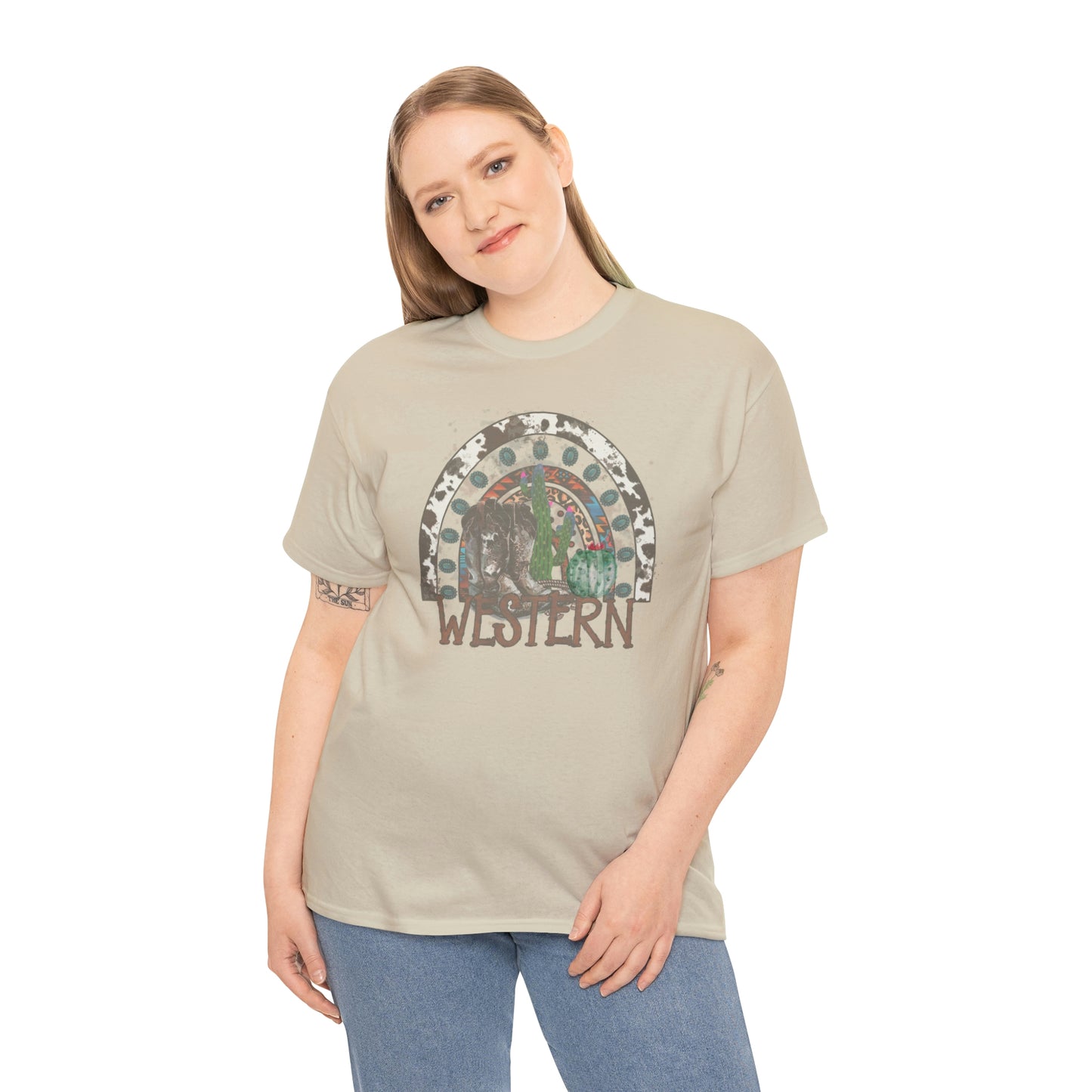 Western Cowgirl Unisex Heavy Cotton Tee Cowgirl shirt Western tee rancher tee rodeo shirt Wild West t shirt
