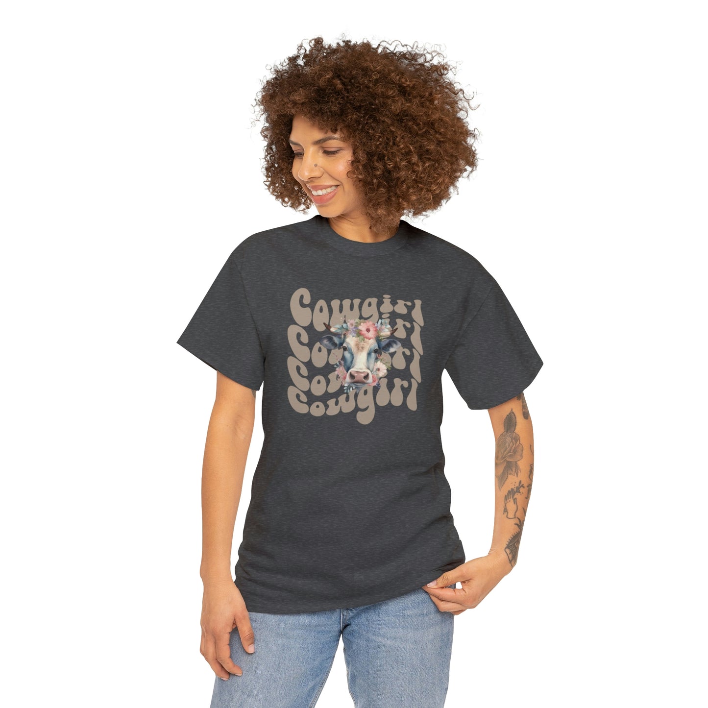 Western Cowgirl Unisex Heavy Cotton Tee Cowgirl shirt Western tee rancher tee rodeo shirt Wild West t shirt