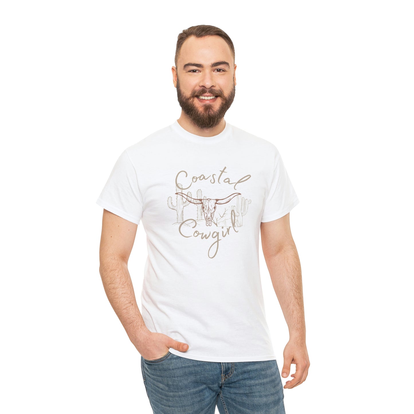 Coastal Cowgirl Unisex Heavy Cotton Tee