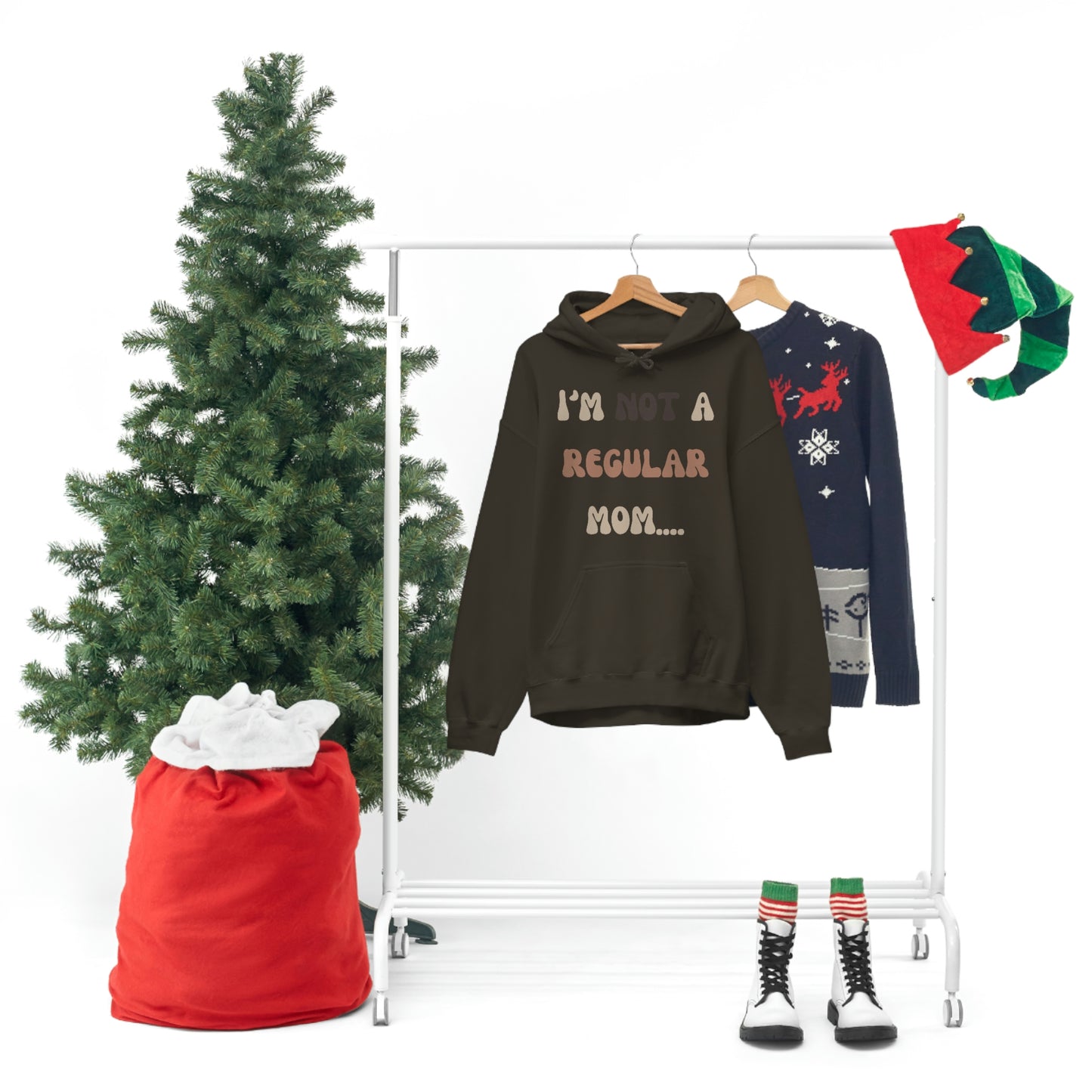 Unisex Heavy Blend Hooded Sweatshirt Not a regular mom Im a cool mom Mothers Day gift