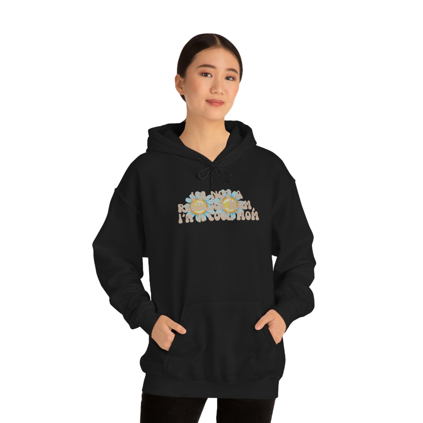 Im not a regular Mom, Im a cool Mom Unisex Heavy Blend Hooded Sweatshirt