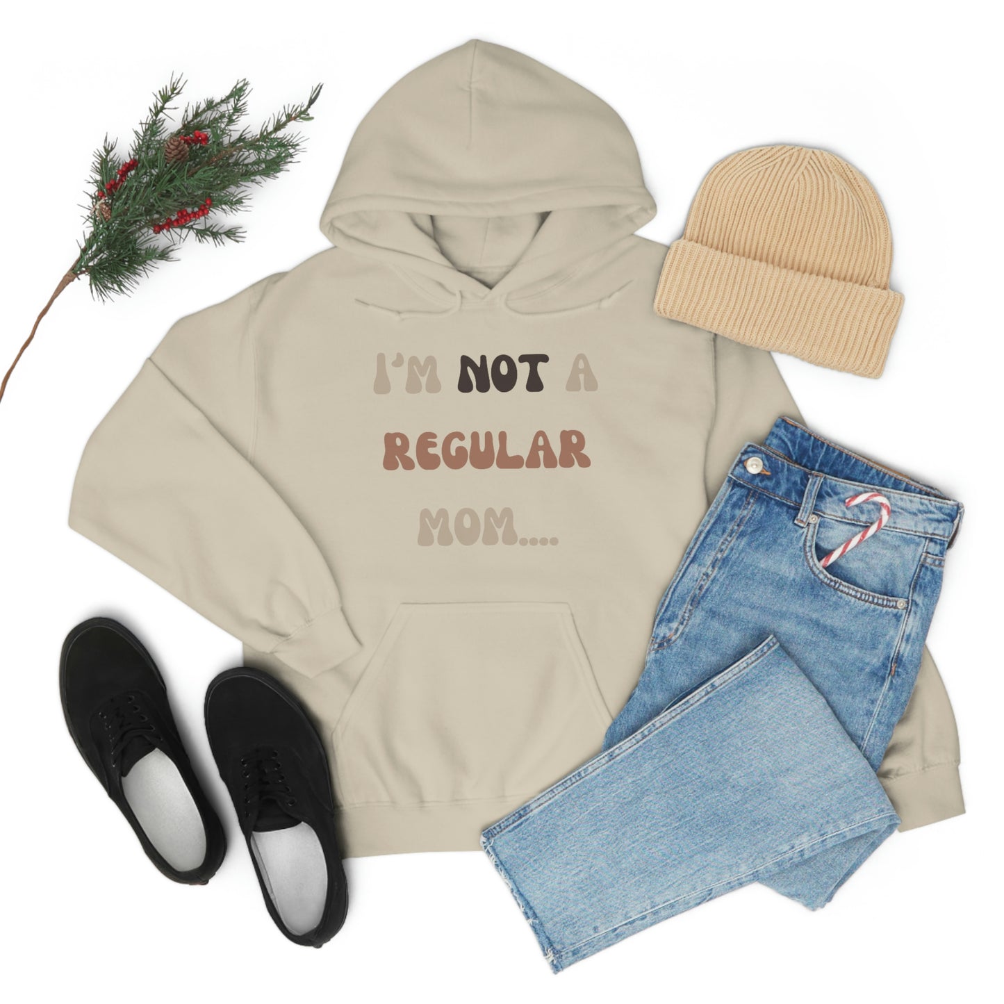 Unisex Heavy Blend Hooded Sweatshirt Not a regular mom Im a cool mom Mothers Day gift