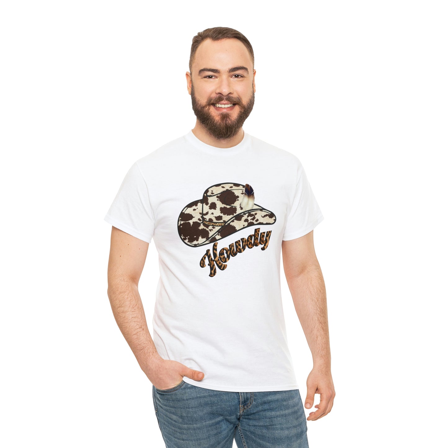 Howdy Coastal Cowgirl Unisex Heavy Cotton Tee