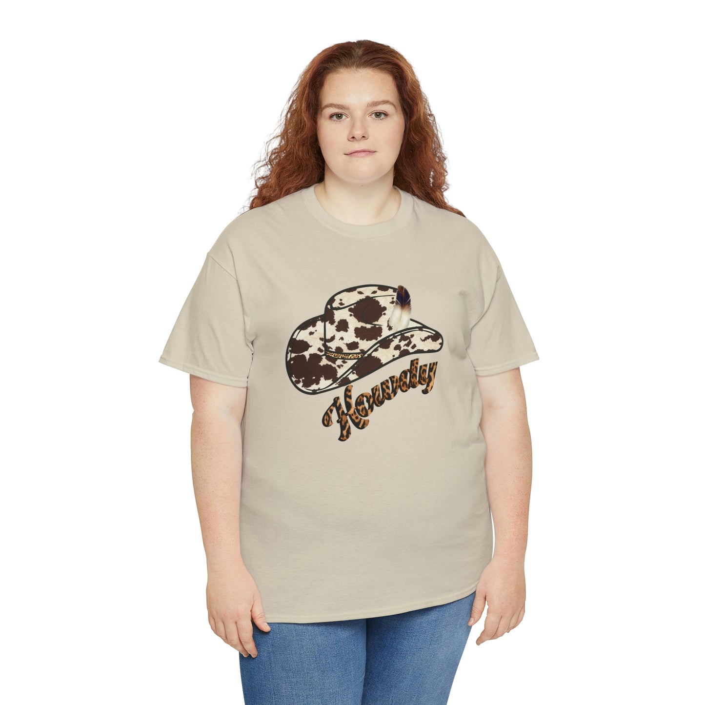 Howdy Coastal Cowgirl Unisex Heavy Cotton Tee
