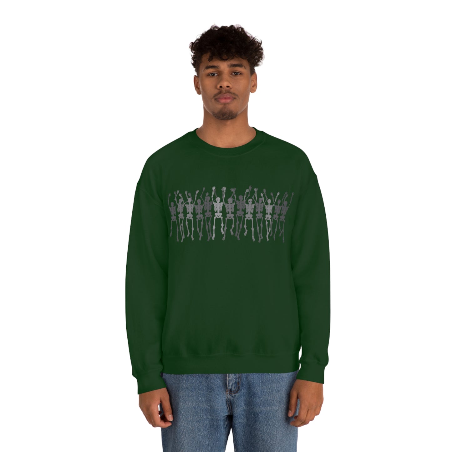 Skeleton Halloween Crewneck Sweater | Spooktacularly Stylish Sweatshirt