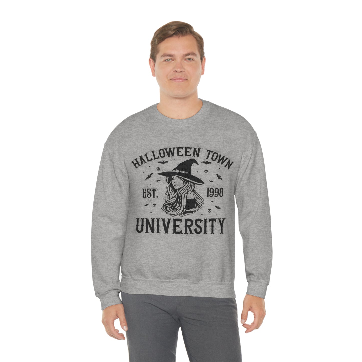 Halloweentown Crewneck Sweater | Halloween Fall Crewneck Sweatshirt