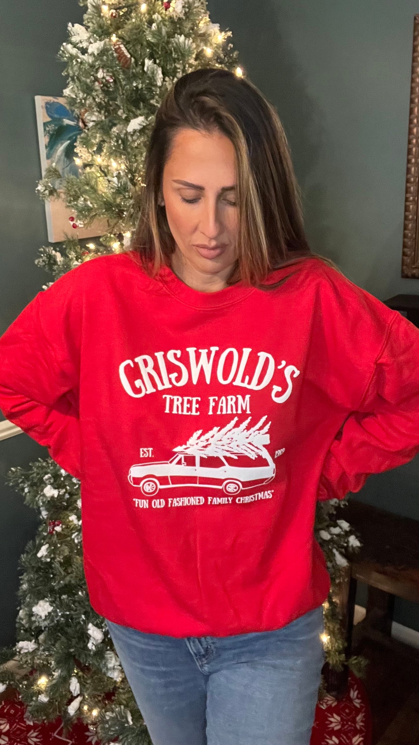 Griswold Tree Farm Crewneck Sweatshirt