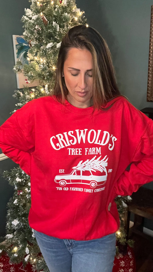 Griswold Tree Farm Crewneck Sweatshirt