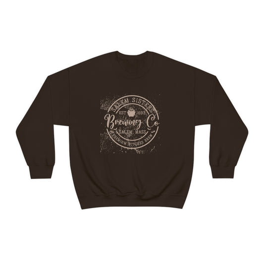 Salem Sisters Halloween Crewneck Sweater | Bewitchingly Stylish Sweatshirt