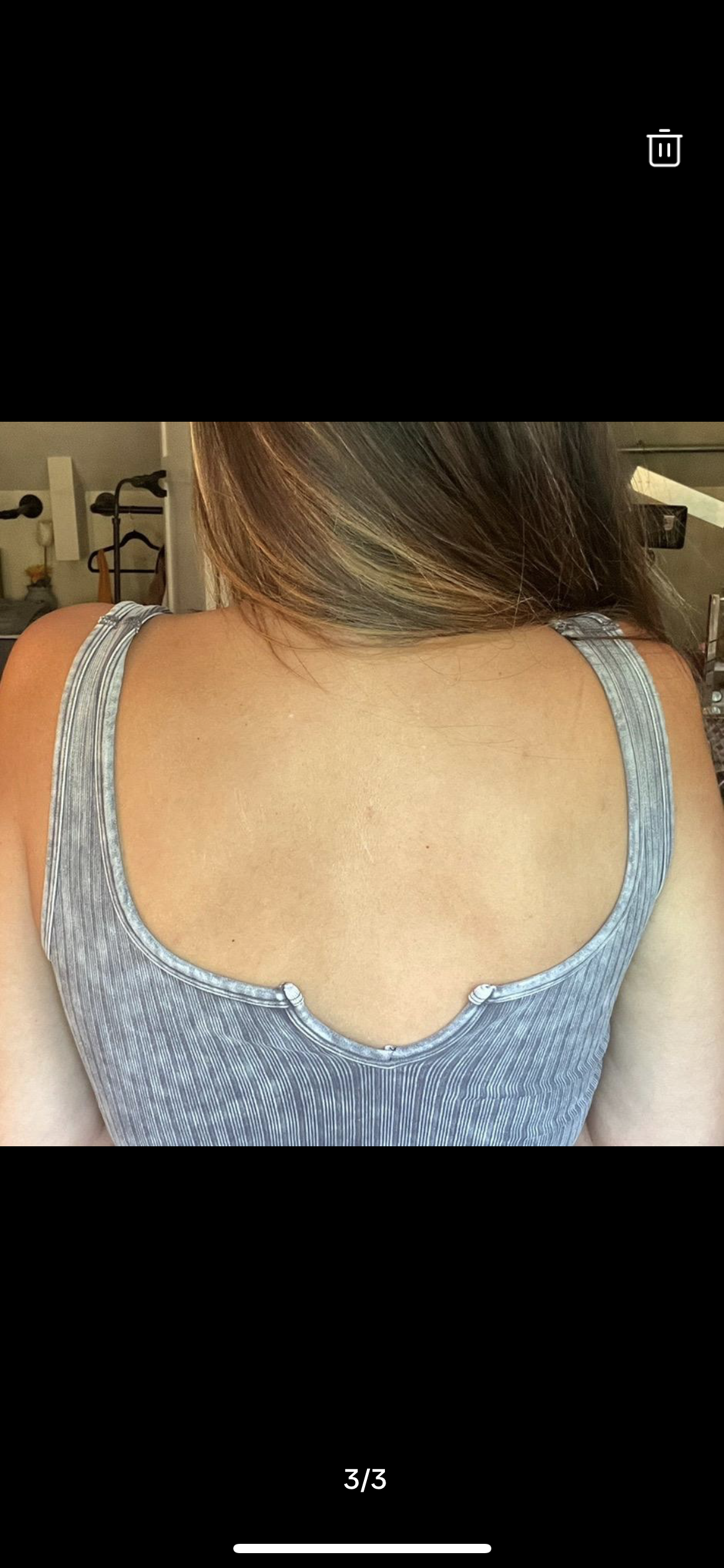 WASHED RIBBED CROPPED KEYHOLE CUTOUT TANK TOP