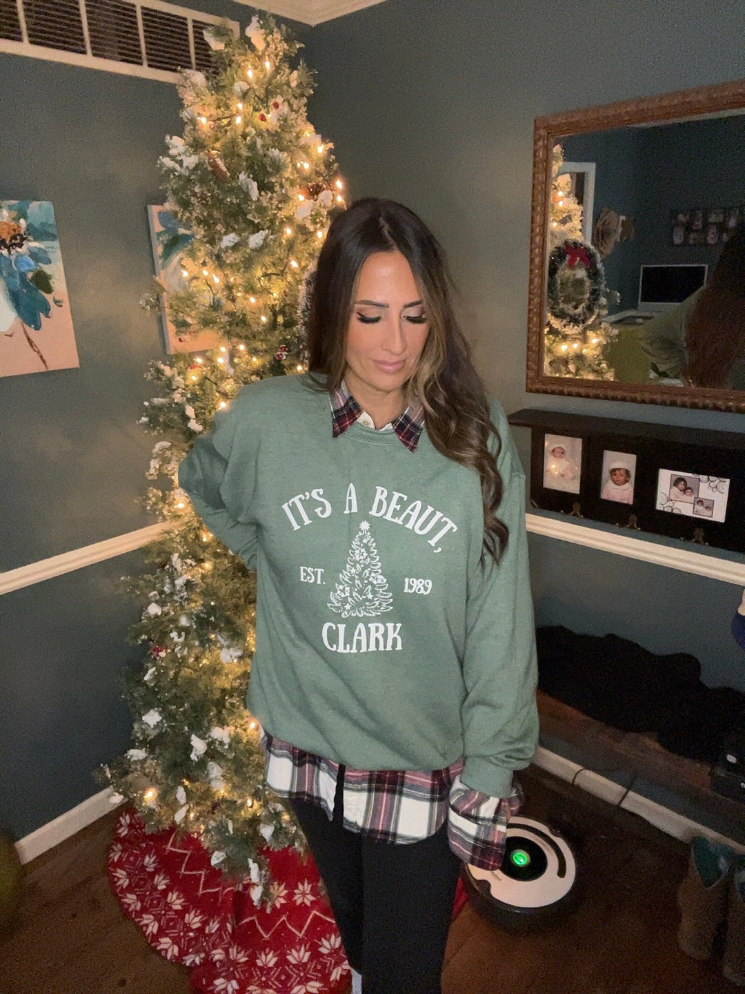It’s a beaut, Clark. Christmas Vacation crew neck sweatshirt