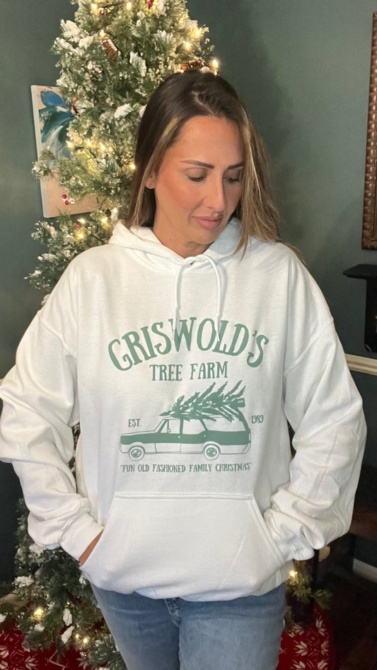 Griswold Tree Farm Hoodie Sweatshirt