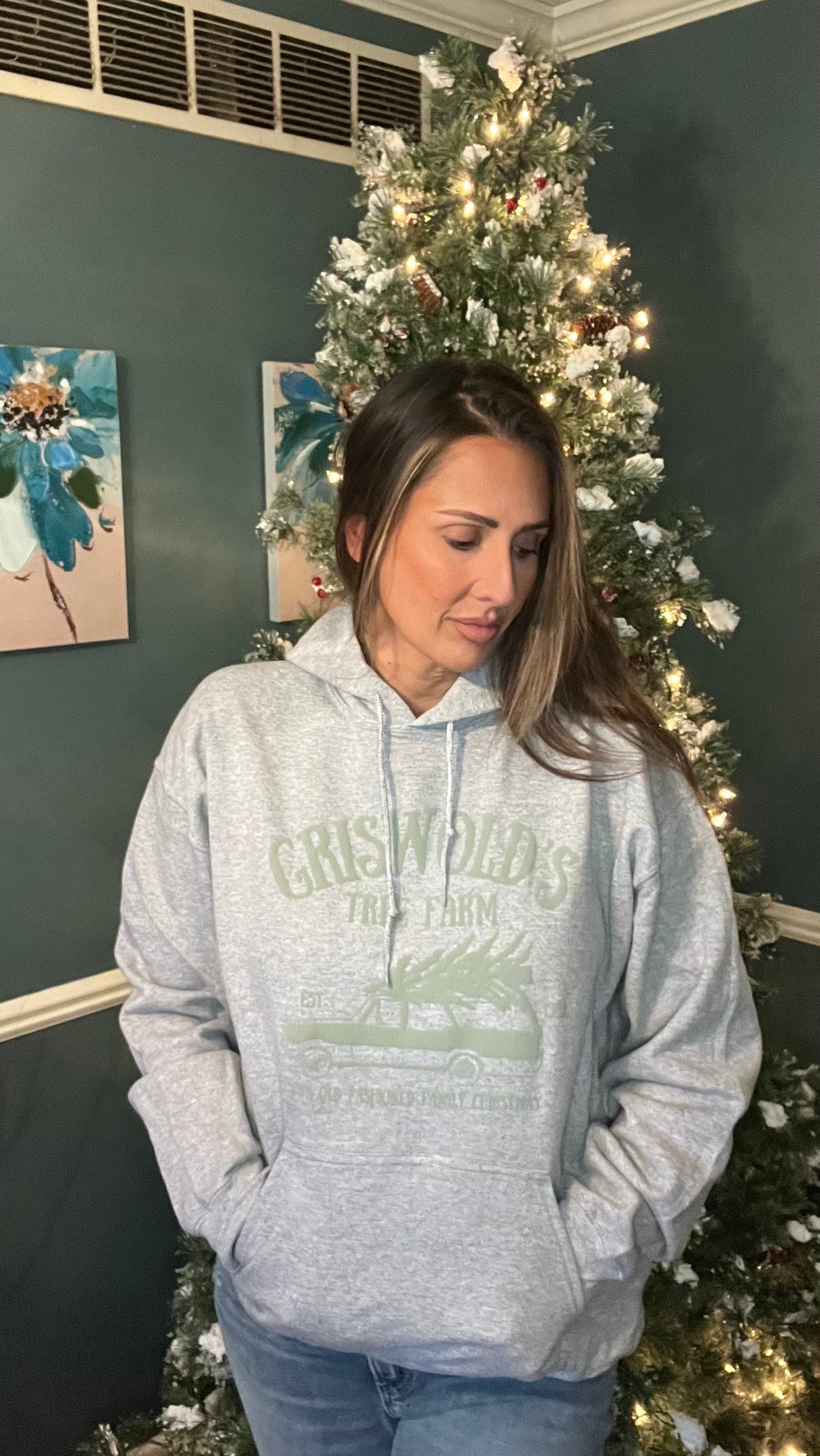 Griswold Tree Farm Hoodie Sweatshirt