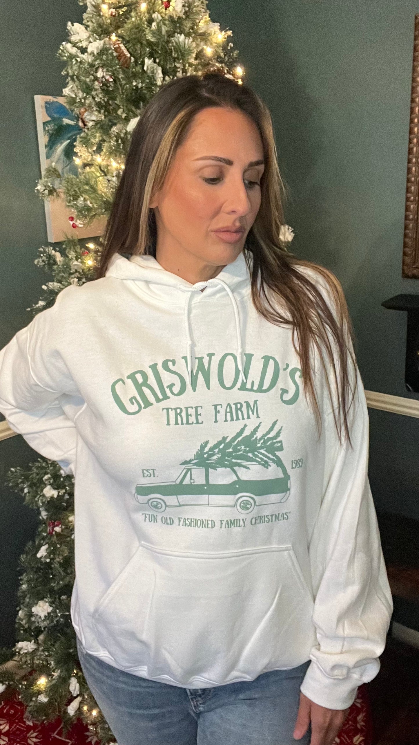 Griswold Tree Farm Hoodie Sweatshirt
