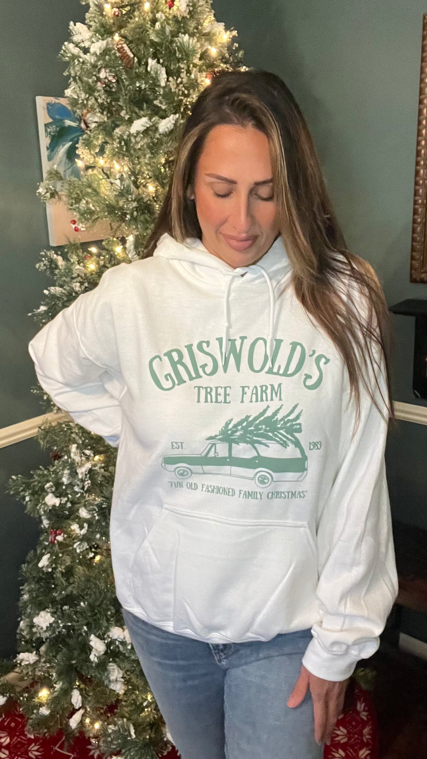 Griswold Tree Farm Hoodie Sweatshirt