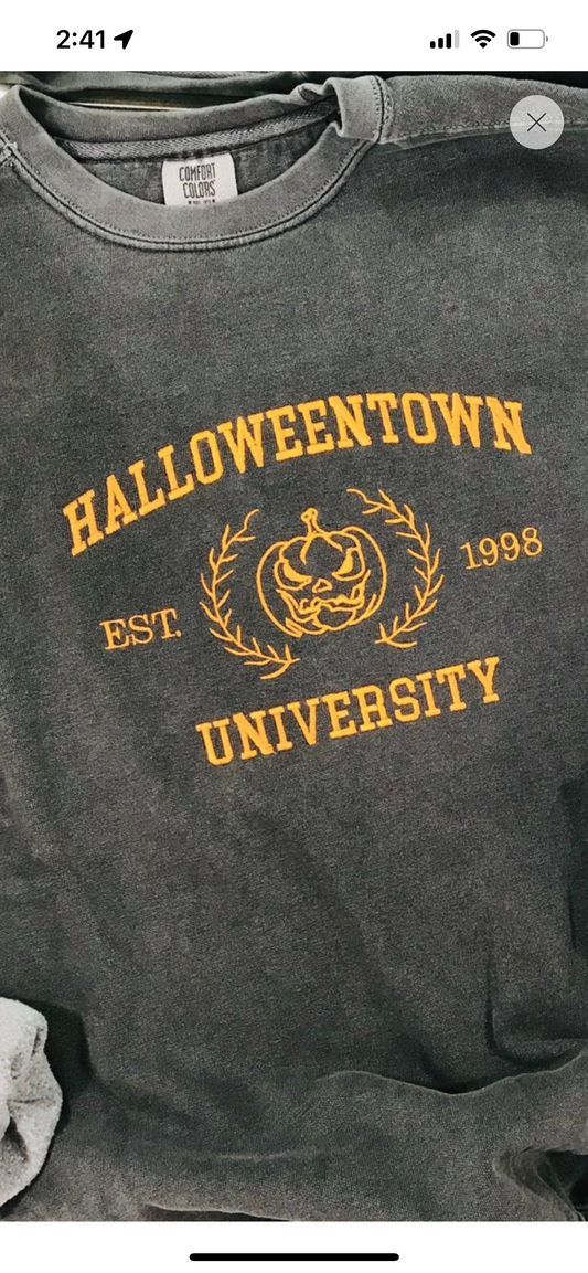 Halloweentown University embroidered Sweatshirt