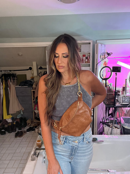 Sling Versatile Bum Bag with Adjustable Strap | Vegan Leather