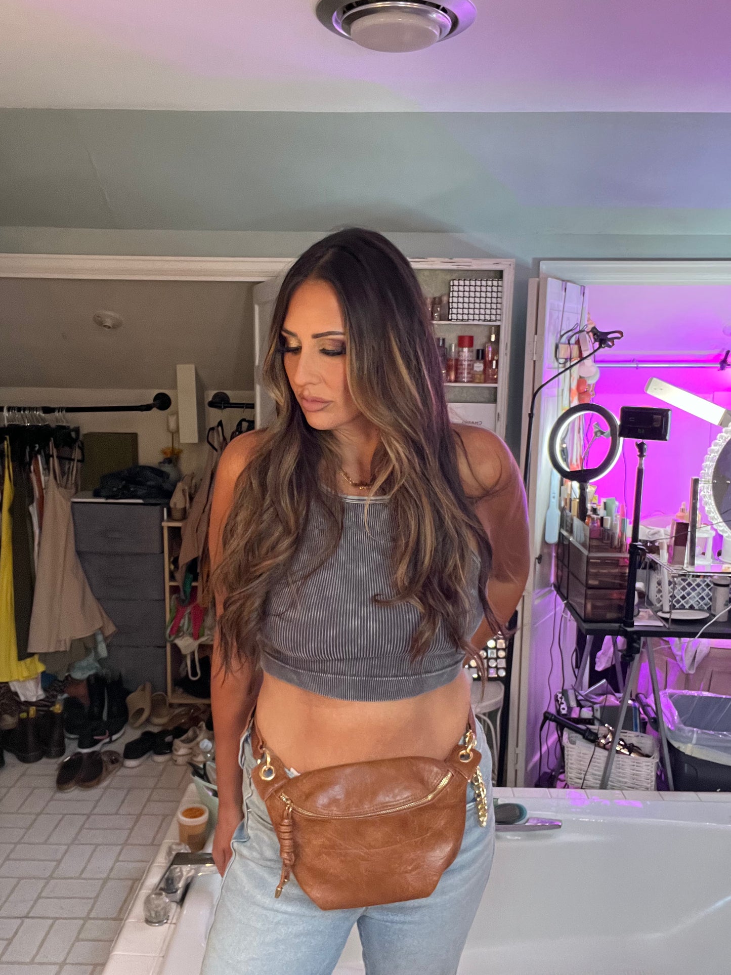 Sling Versatile Bum Bag with Adjustable Strap | Vegan Leather
