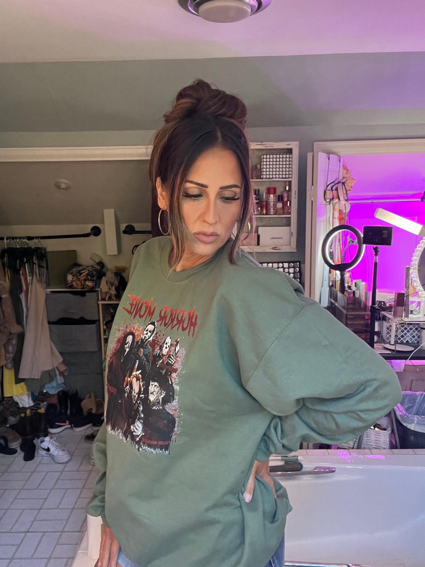 Horror movie Halloween Crewneck sweatshirt