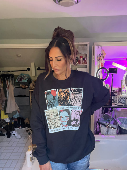 Horror movie crewneck Sweatshirt