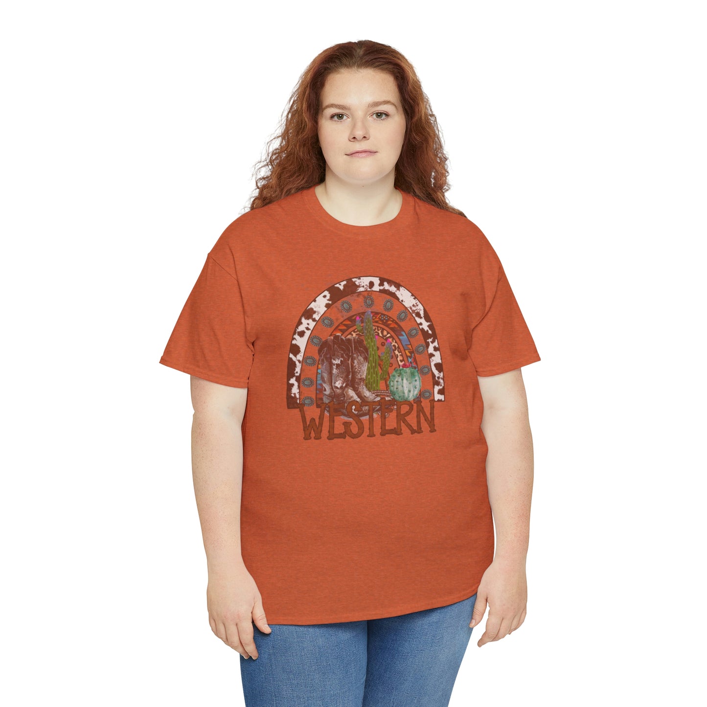 Western Cowgirl Unisex Heavy Cotton Tee Cowgirl shirt Western tee rancher tee rodeo shirt Wild West t shirt