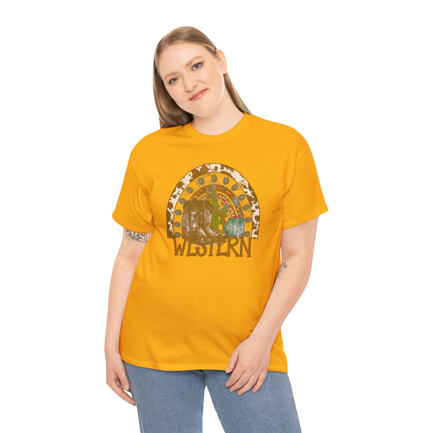 Western Cowgirl Unisex Heavy Cotton Tee Cowgirl shirt Western tee rancher tee rodeo shirt Wild West t shirt