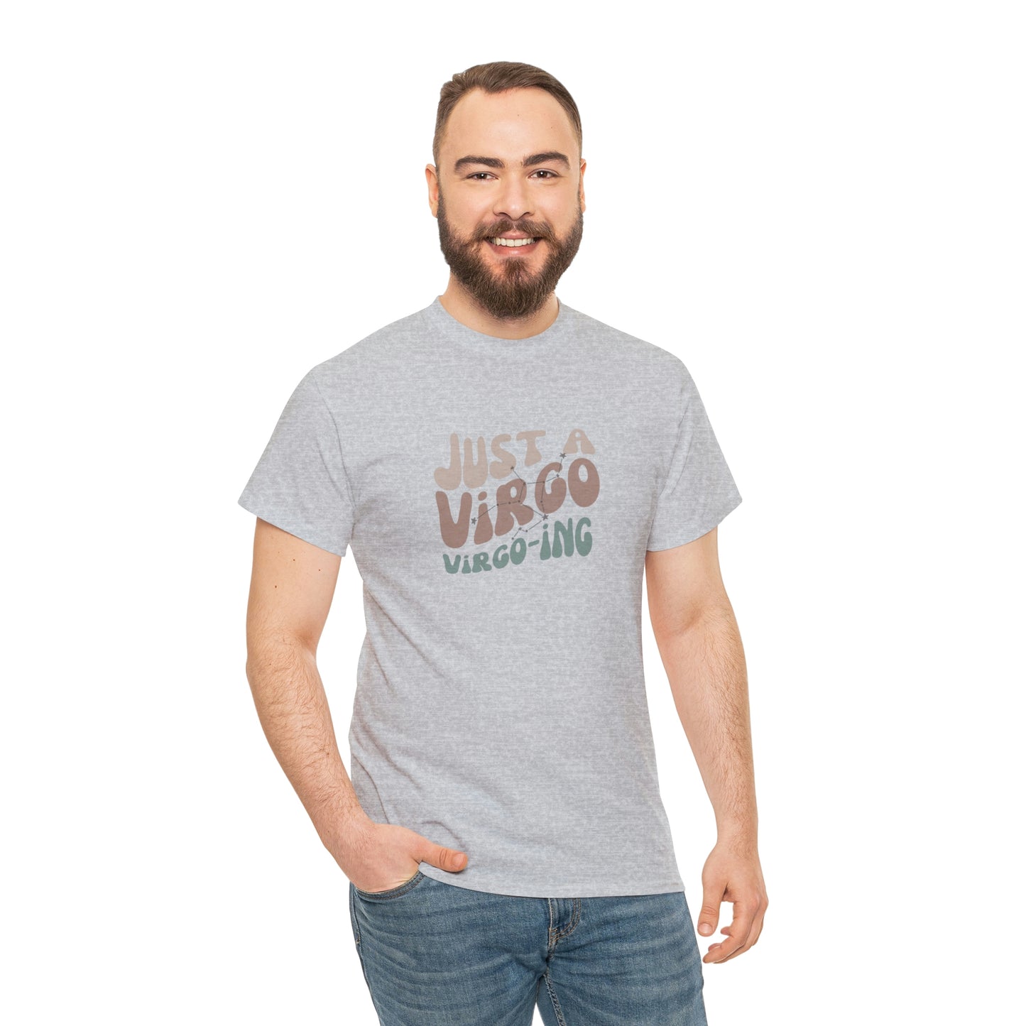 Virgo Unisex Heavy Cotton Tee zodiac graphic t shirt Virgo pride Virgo apparel horoscope t shirt