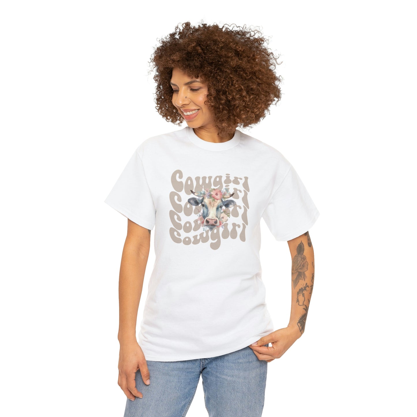 Western Cowgirl Unisex Heavy Cotton Tee Cowgirl shirt Western tee rancher tee rodeo shirt Wild West t shirt
