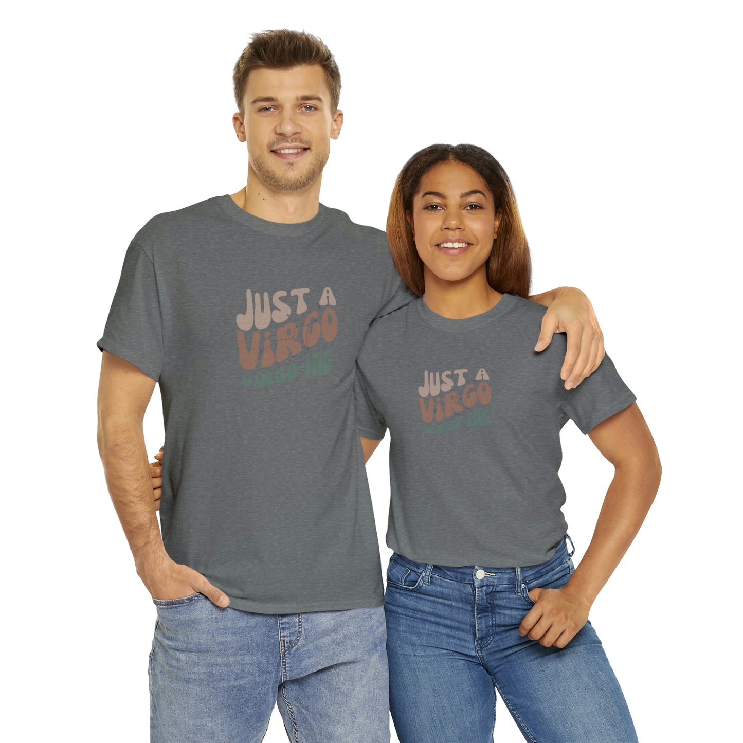 Virgo Unisex Heavy Cotton Tee zodiac graphic t shirt Virgo pride Virgo apparel horoscope t shirt