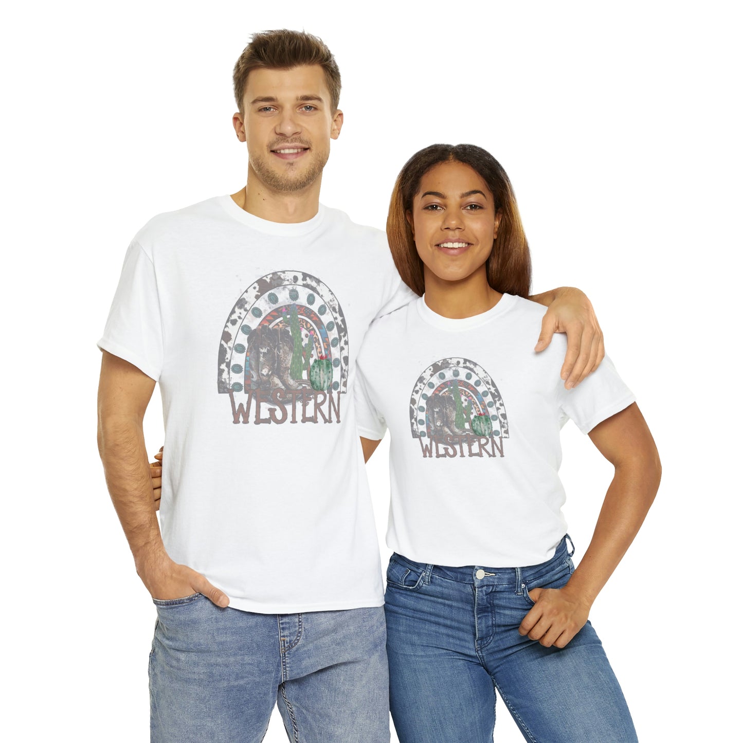 Western Cowgirl Unisex Heavy Cotton Tee Cowgirl shirt Western tee rancher tee rodeo shirt Wild West t shirt