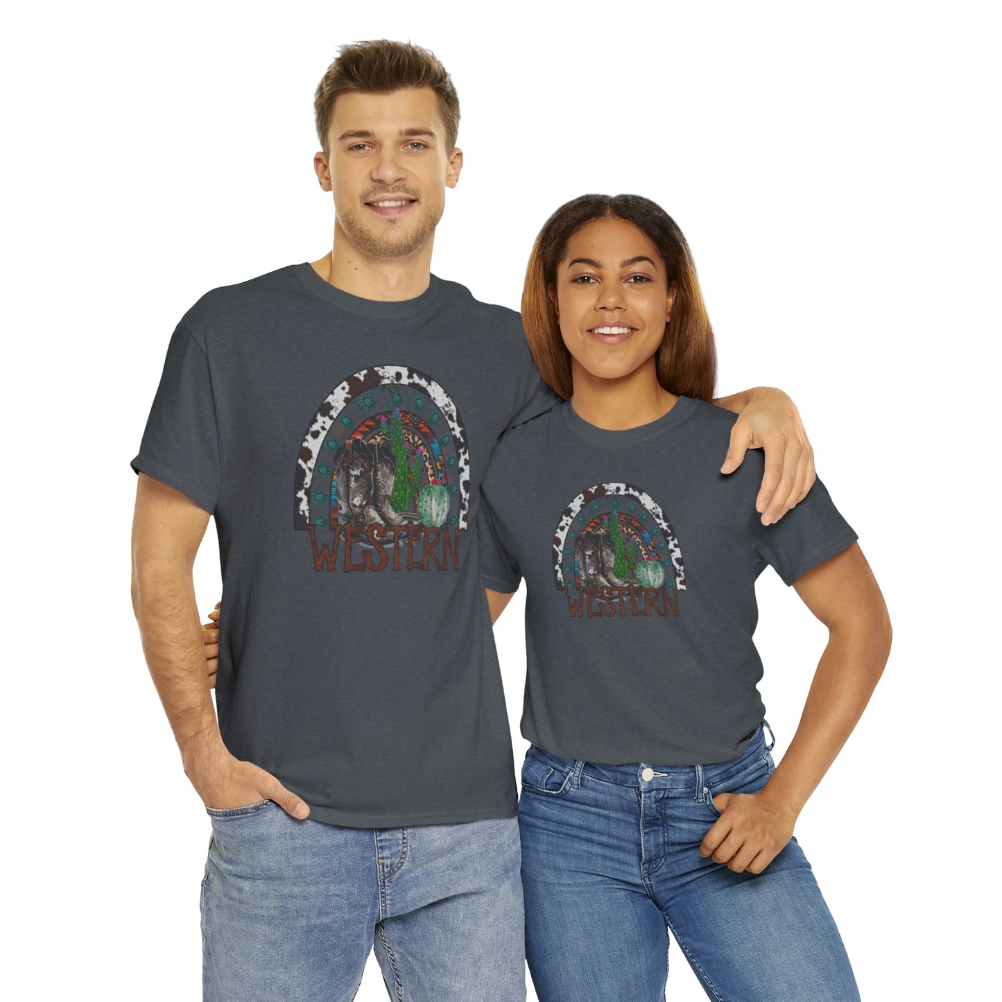 Western Cowgirl Unisex Heavy Cotton Tee Cowgirl shirt Western tee rancher tee rodeo shirt Wild West t shirt