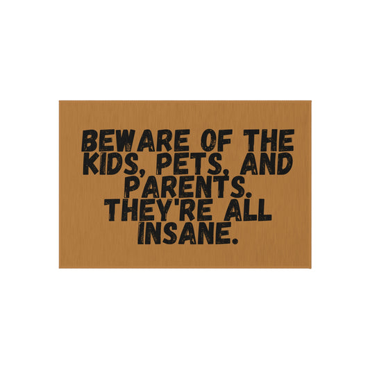 Outdoor Rug Sarcastic Welcome Mat Funny
