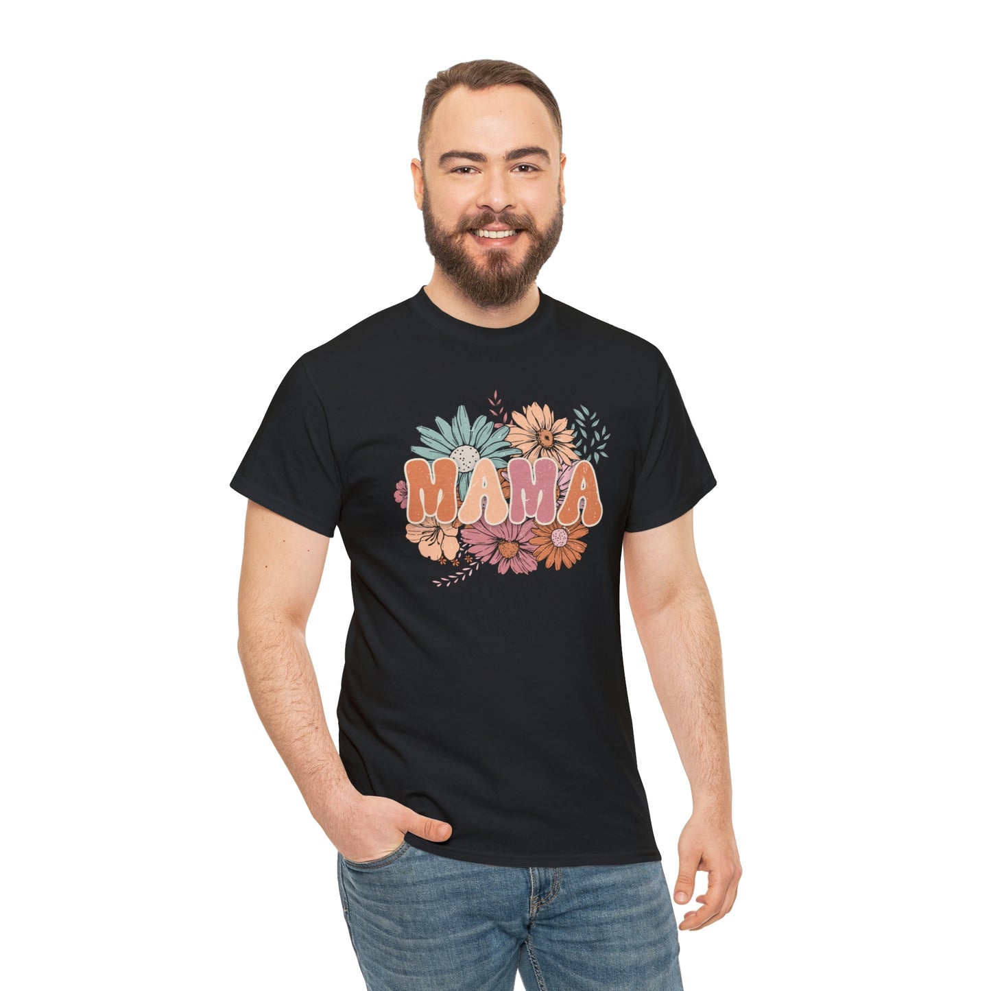 Mama Unisex Heavy Cotton Tee Mothers Day gift