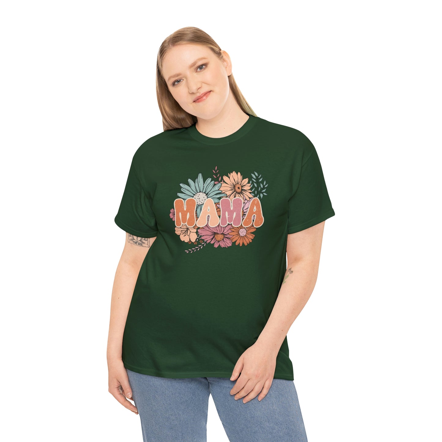Mama Unisex Heavy Cotton Tee Mothers Day gift