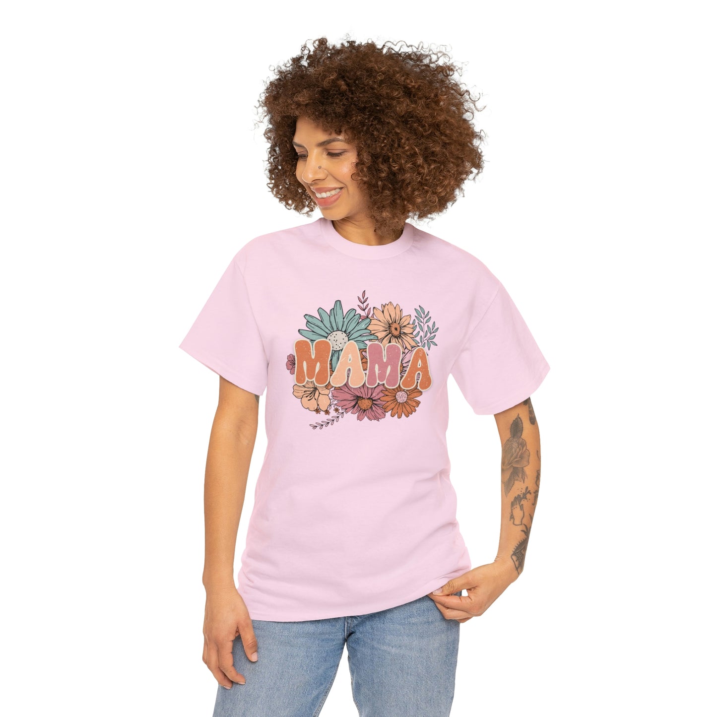 Mama Unisex Heavy Cotton Tee Mothers Day gift